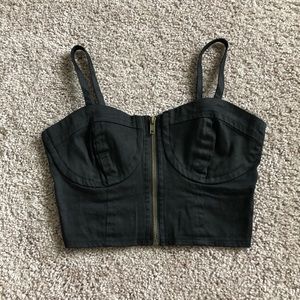 Nollie Black Corset Top